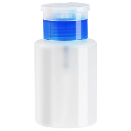 Пластиковый дозатор помпа голубая 160мл