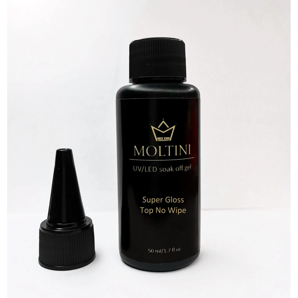 Moltini, Топ Super gloss no wipe 50мл бутылочка